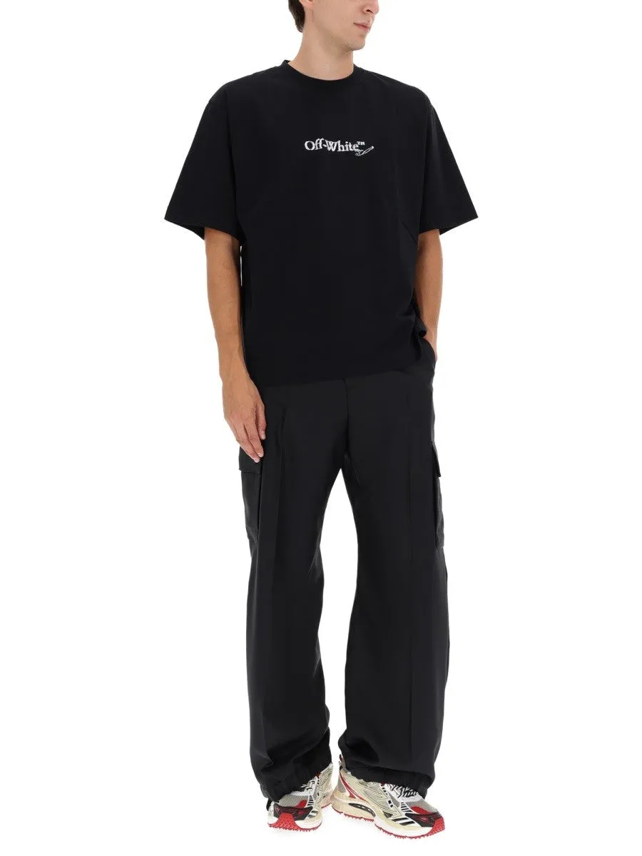 Off-white T-SHIRT WITH LOGO sold by Siebentaschen product image thumbnail 2