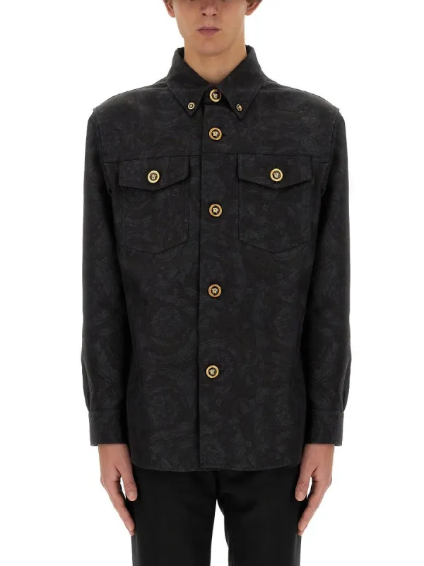 Versace JACQUARD BAROQUE SHIRT made by Versace