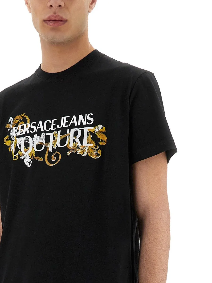 Versace Jeans Couture BAROQUE OUTLINE LOGO T-SHIRT sold by Siebentaschen product image thumbnail 4