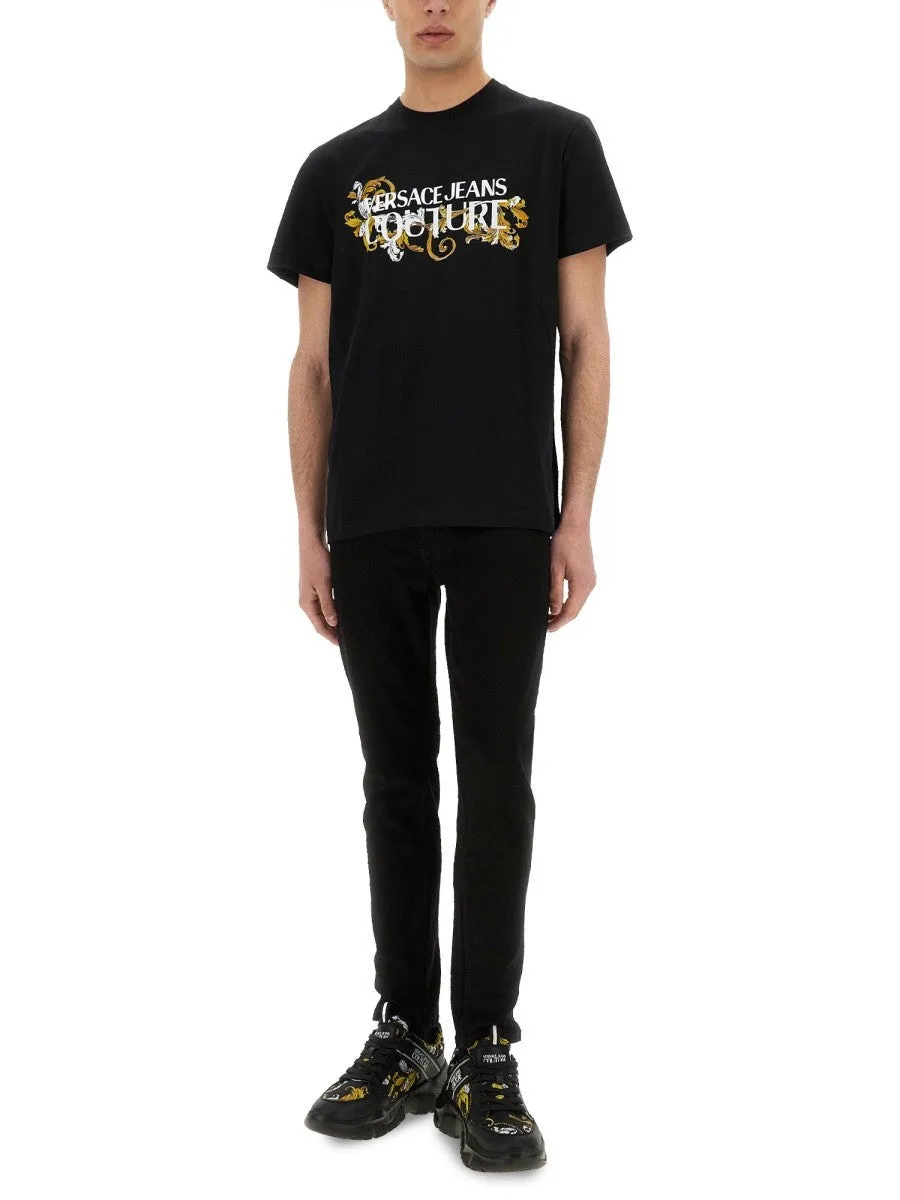 Versace Jeans Couture BAROQUE OUTLINE LOGO T-SHIRT sold by Siebentaschen product image thumbnail 2