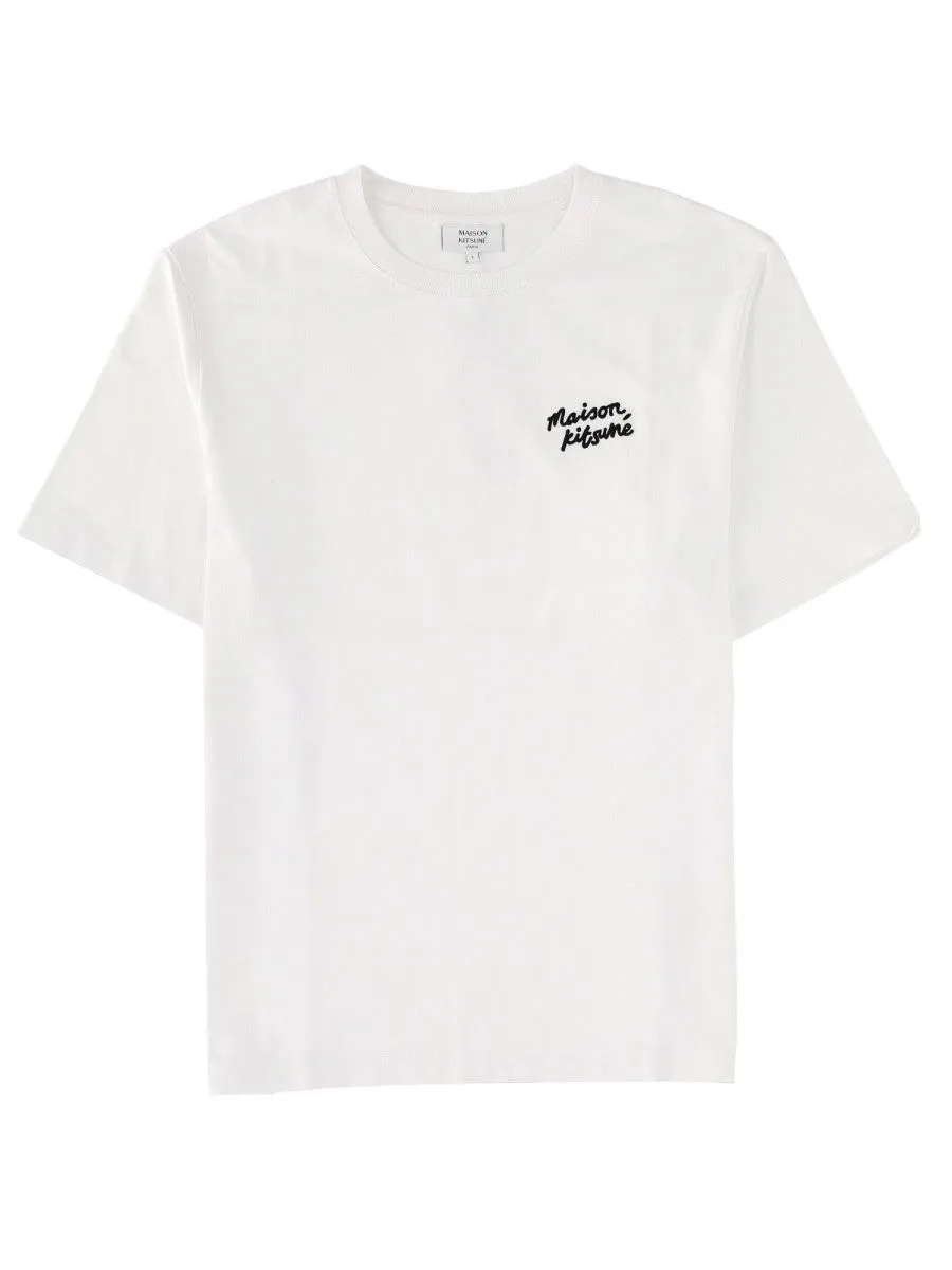Maison Kitsune T-SHIRT WITH LOGO sold by Siebentaschen