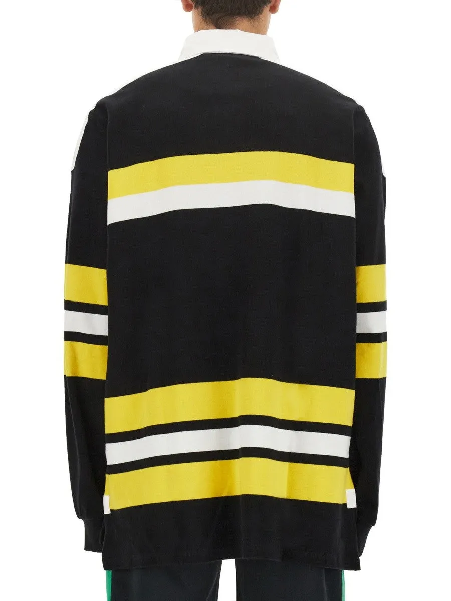 WALES BONNER POLO SHIRT WITH STRIPE PATTERN sold by Siebentaschen product image thumbnail 3