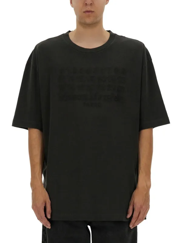 Maison Margiela T-SHIRT WITH EMBROIDERED LOGO sold by Siebentaschen