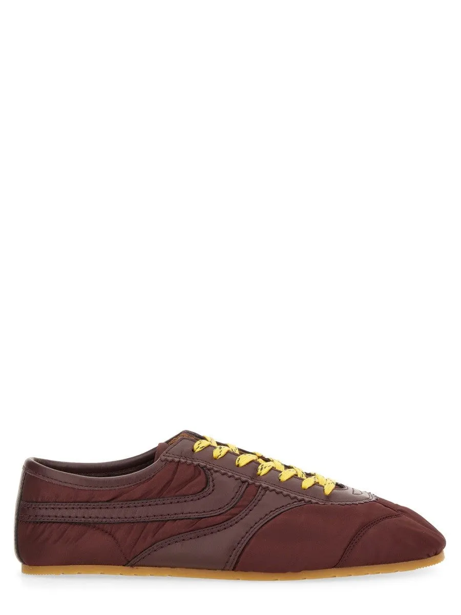 Dries Van Noten NYLON AND NAPPA LEATHER SNEAKER sold by Siebentaschen