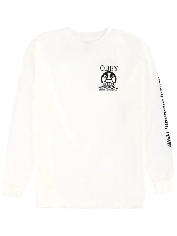OBEY LONG SLEEVE "PRECISION" T-SHIRT made by Obey