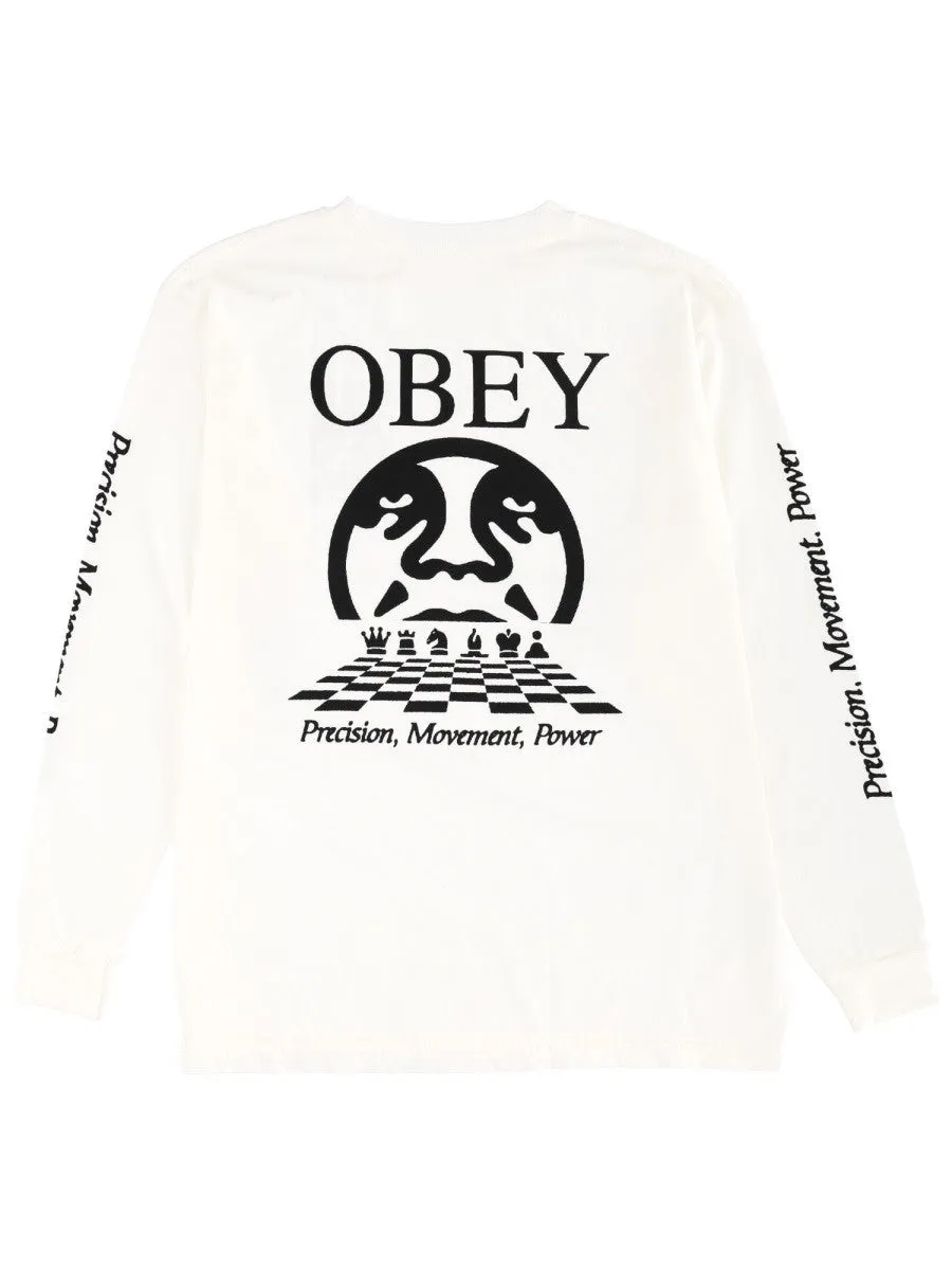 OBEY LONG SLEEVE "PRECISION" T-SHIRT sold by Siebentaschen product image thumbnail 2
