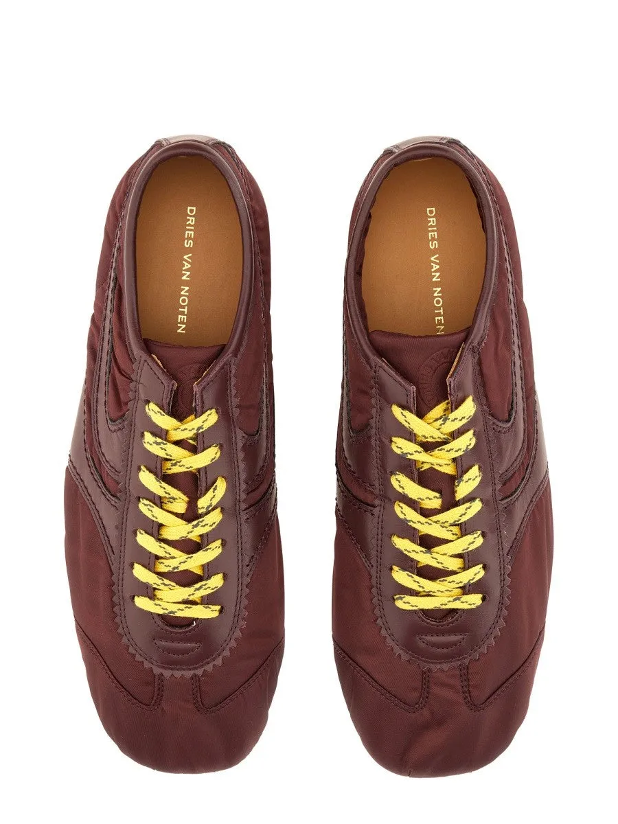 Dries Van Noten NYLON AND NAPPA LEATHER SNEAKER sold by Siebentaschen product image thumbnail 5