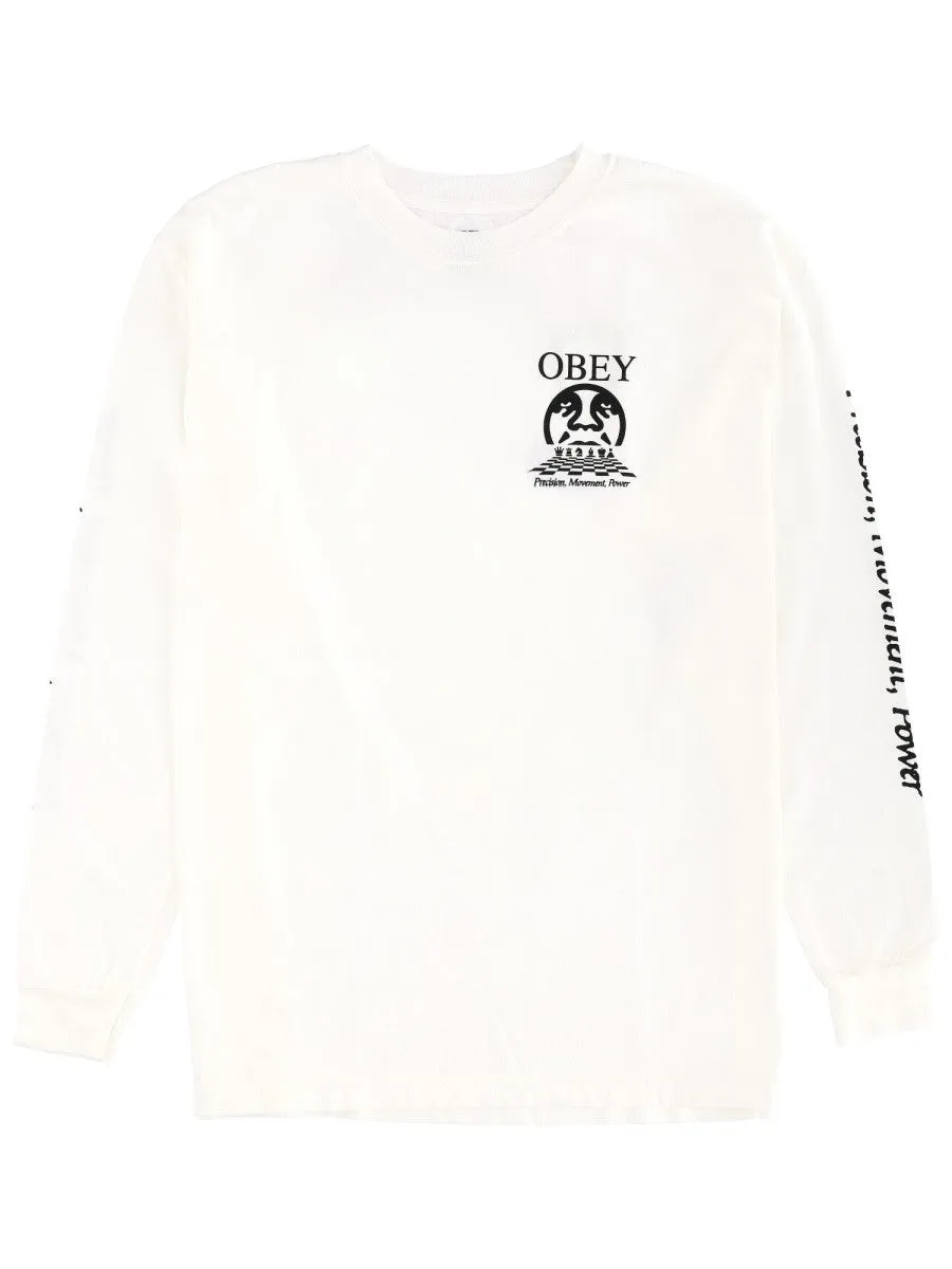 OBEY LONG SLEEVE "PRECISION" T-SHIRT sold by Siebentaschen