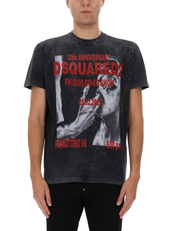 Dsquared T-SHIRT WITH PRINT sold by Siebentaschen