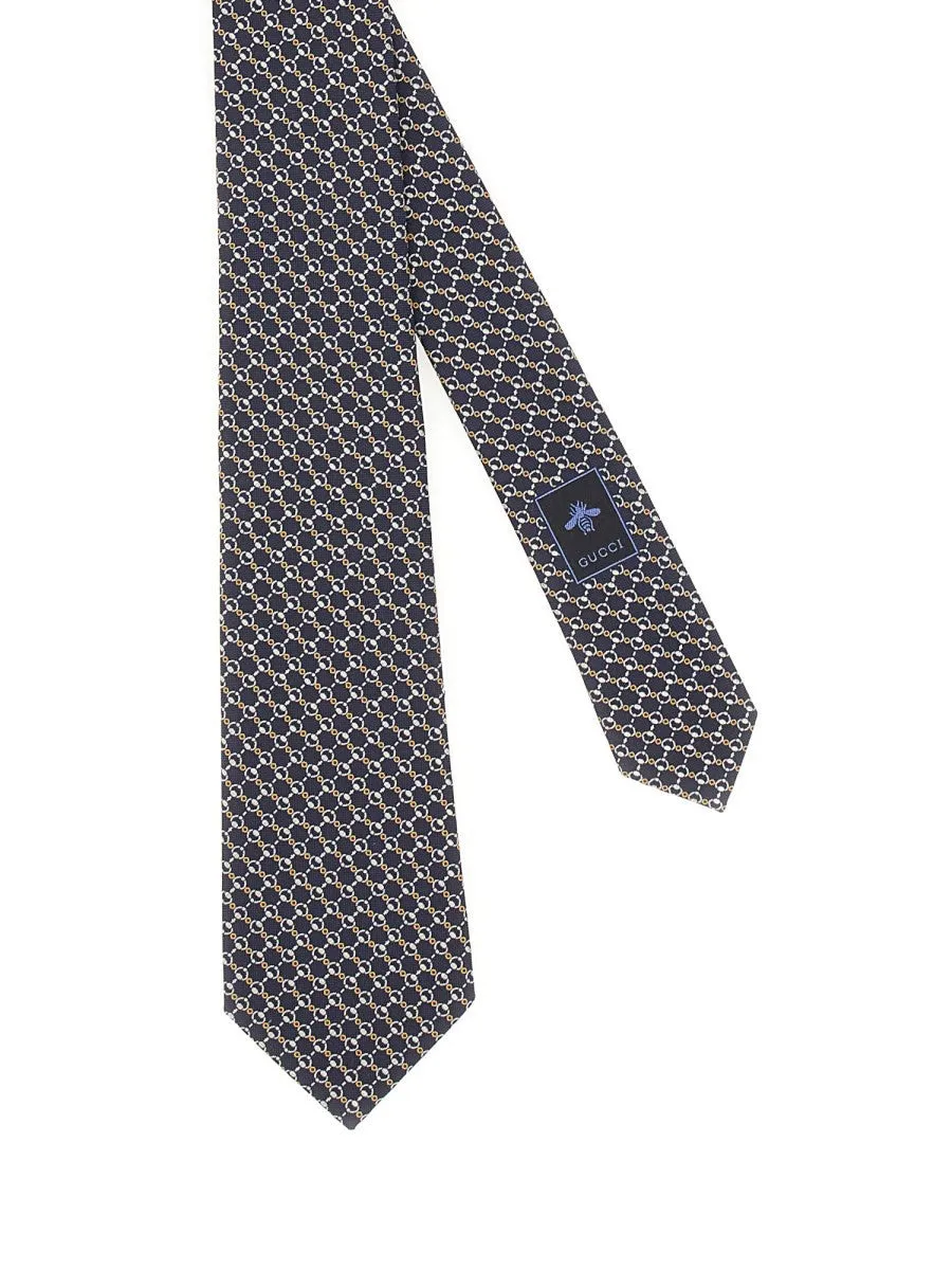 Gucci SILK JACQUARD TIE WITH CLAMP sold by Siebentaschen product image thumbnail 2