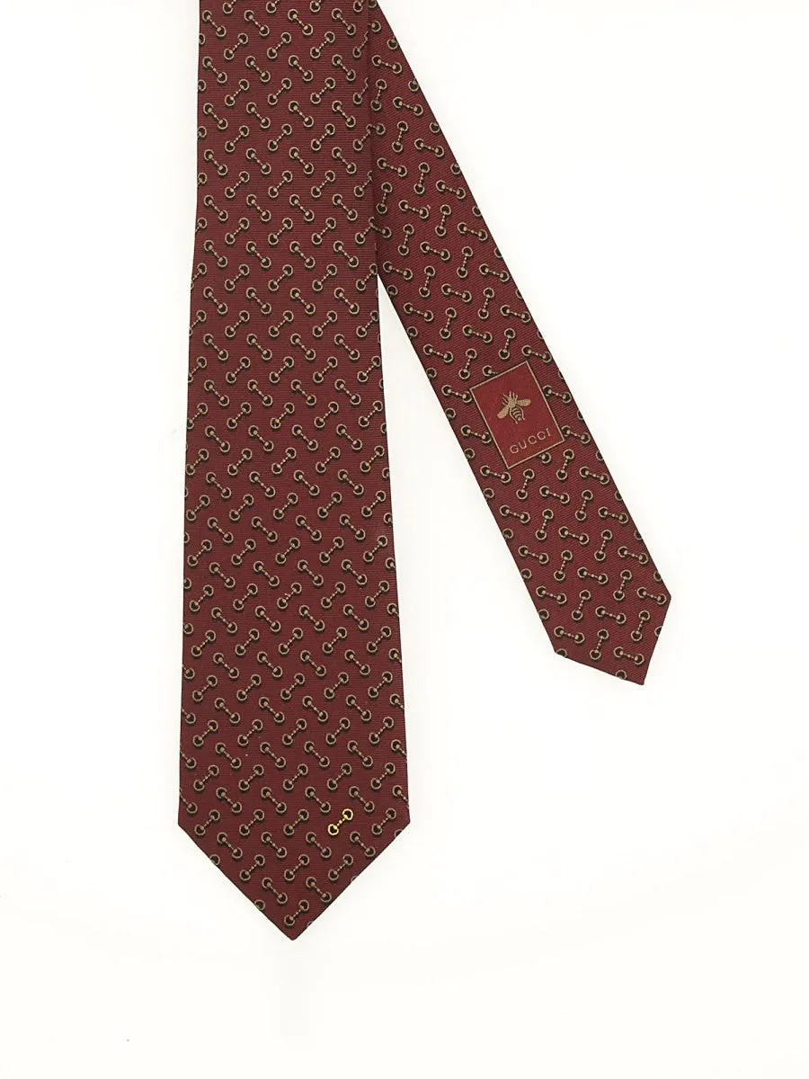 Gucci SILK JACQUARD TIE WITH CLAMPS sold by Siebentaschen product image thumbnail 2