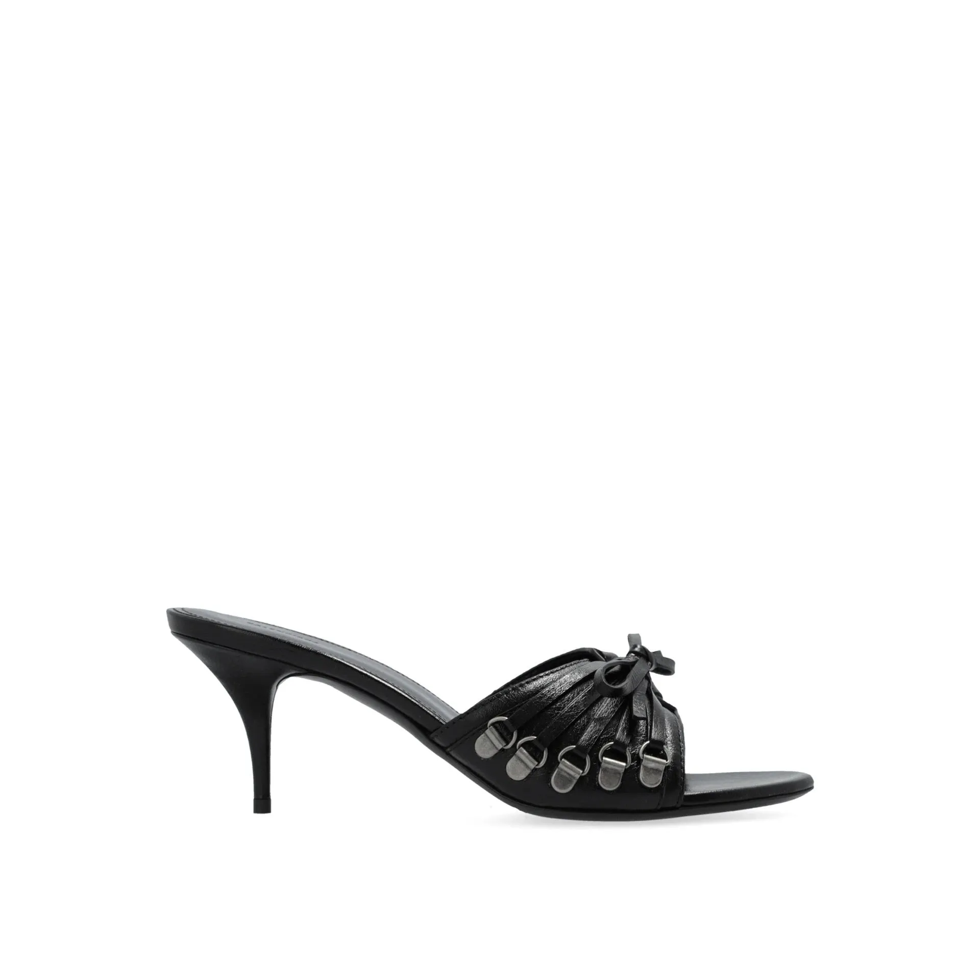 Balenciaga Cagole 70 Leather Sandals sold by Siebentaschen