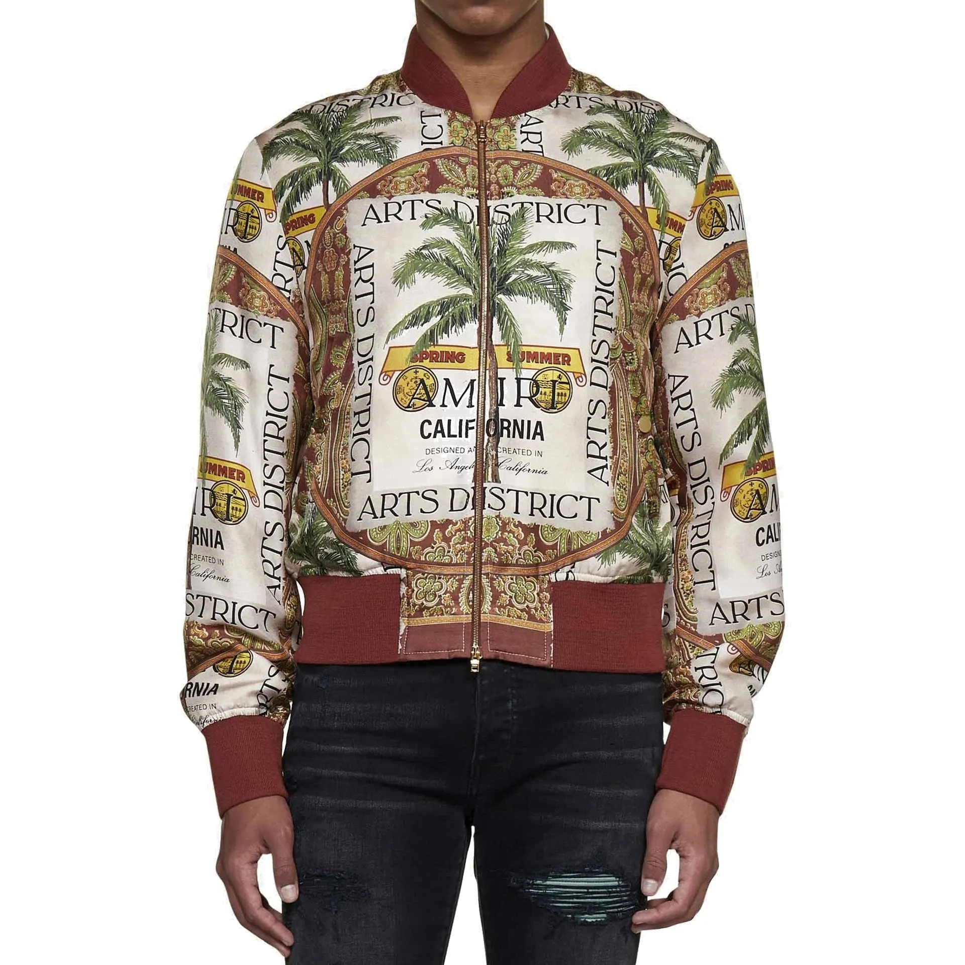 Amiri Printed Silk Jacket sold by Siebentaschen product image thumbnail 2