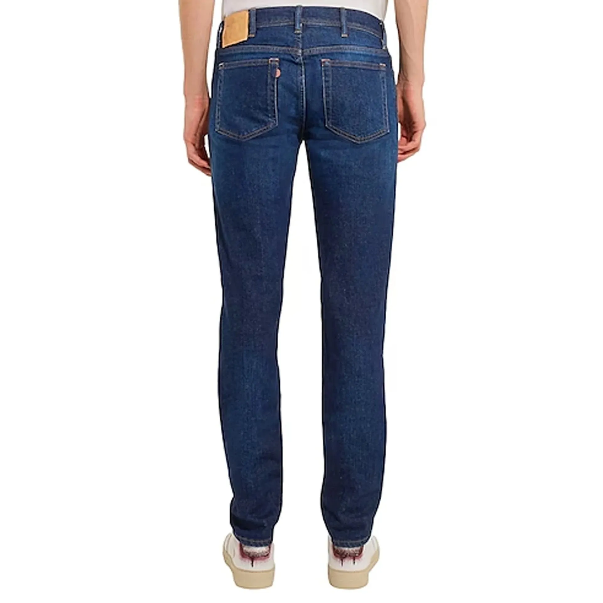 Acne Studios River Dark Blue Cotton Denim Jeans sold by Siebentaschen product image thumbnail 3