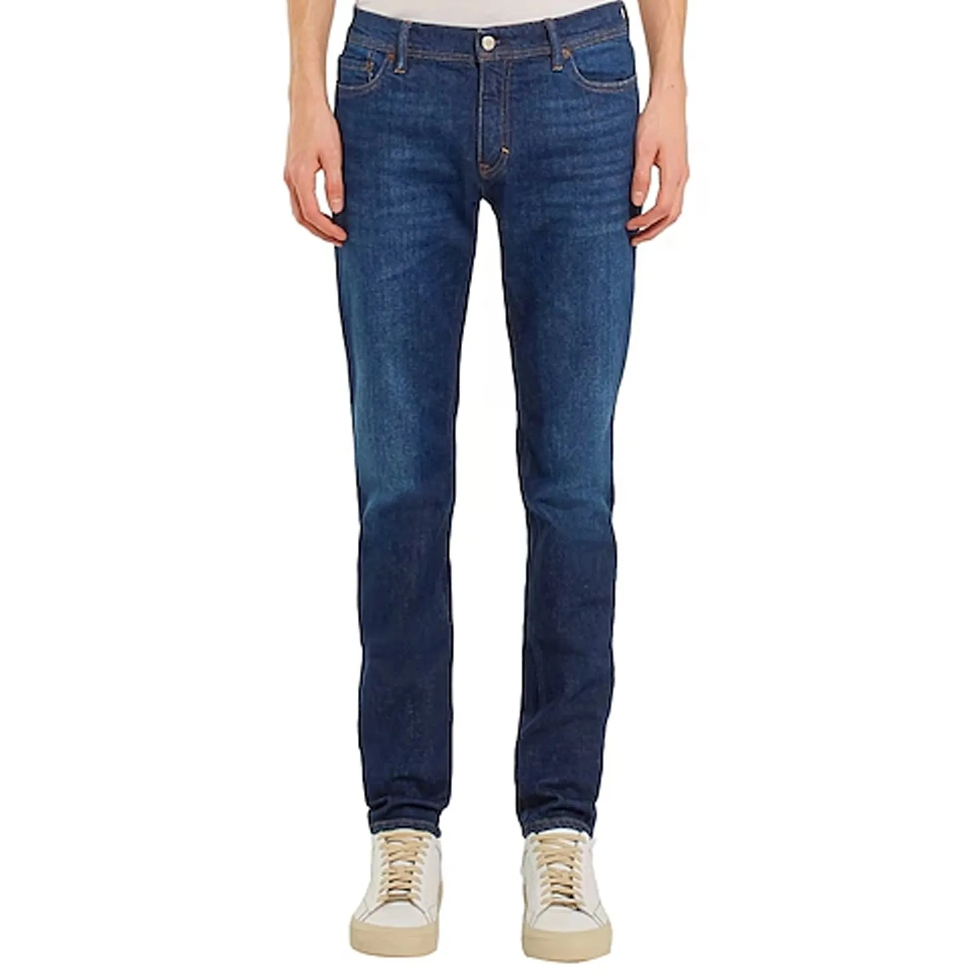 Acne Studios River Dark Blue Cotton Denim Jeans sold by Siebentaschen product image thumbnail 2