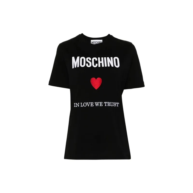 Moschino Couture In Love We Trust T-Shirt sold by Siebentaschen