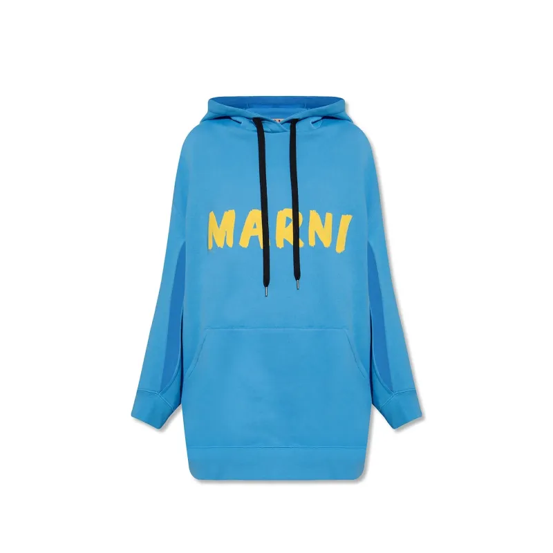 Marni Oversize Hooded Sweatshirt sold by Siebentaschen