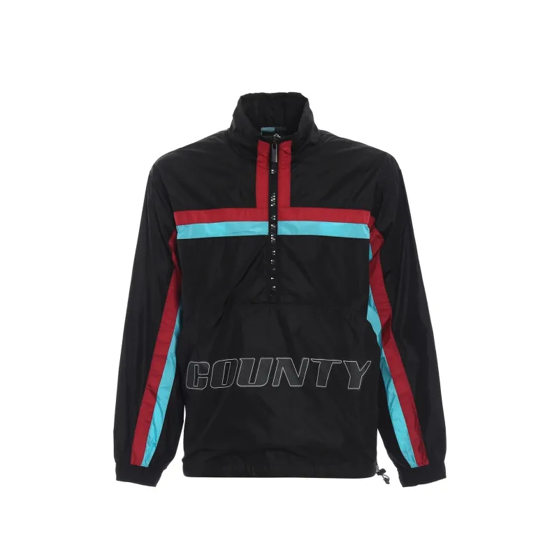 Marcelo Burlon Logo Windbreaker Jacket sold by Siebentaschen