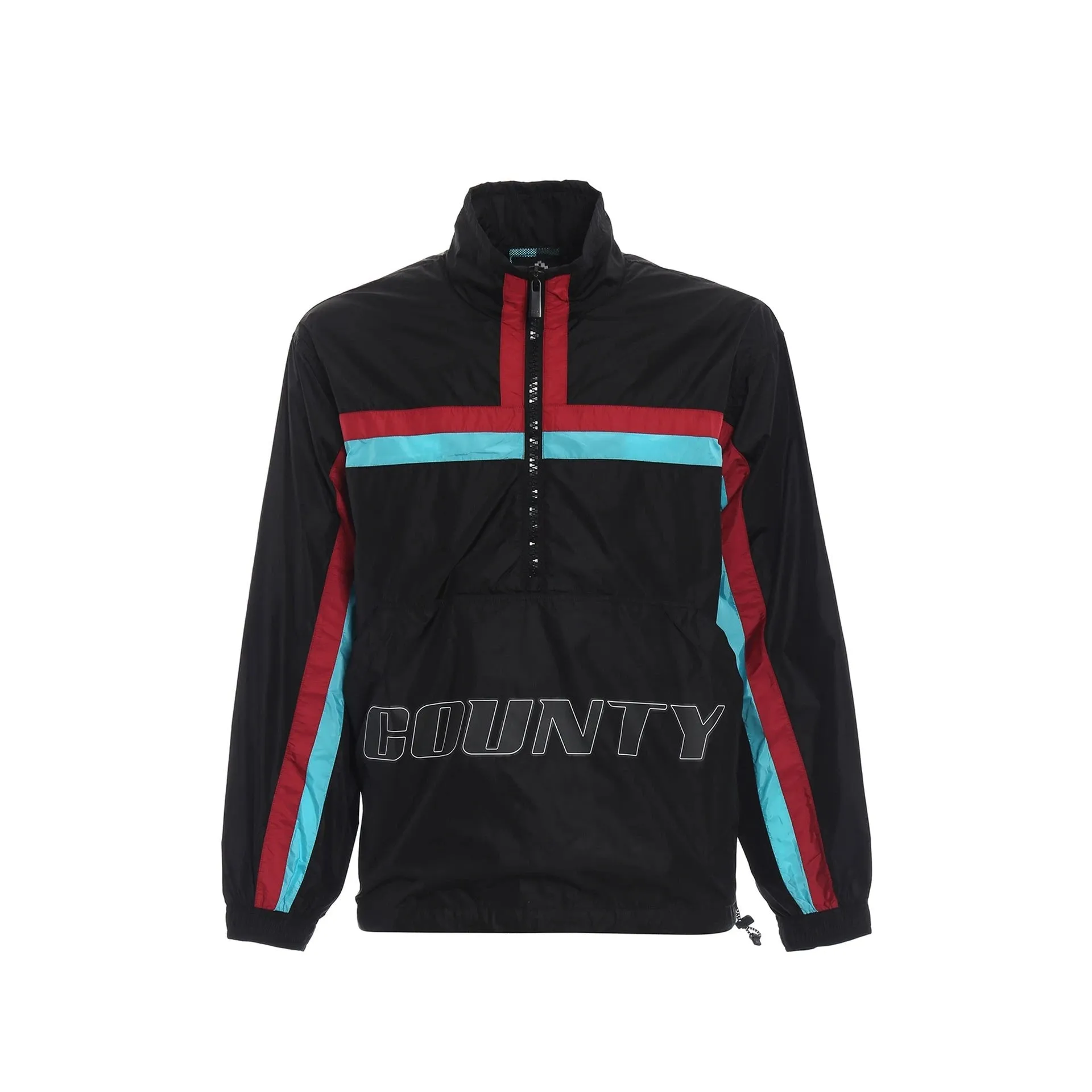Marcelo Burlon Logo Windbreaker Jacket sold by Siebentaschen