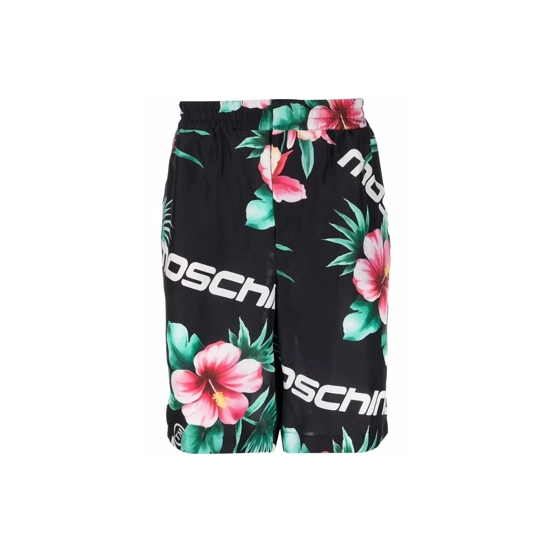 Moschino Floral Print Silk Shorts sold by Siebentaschen