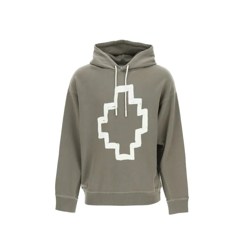 Marcelo Burlon Oversize Hooded Sweatshirt sold by Siebentaschen