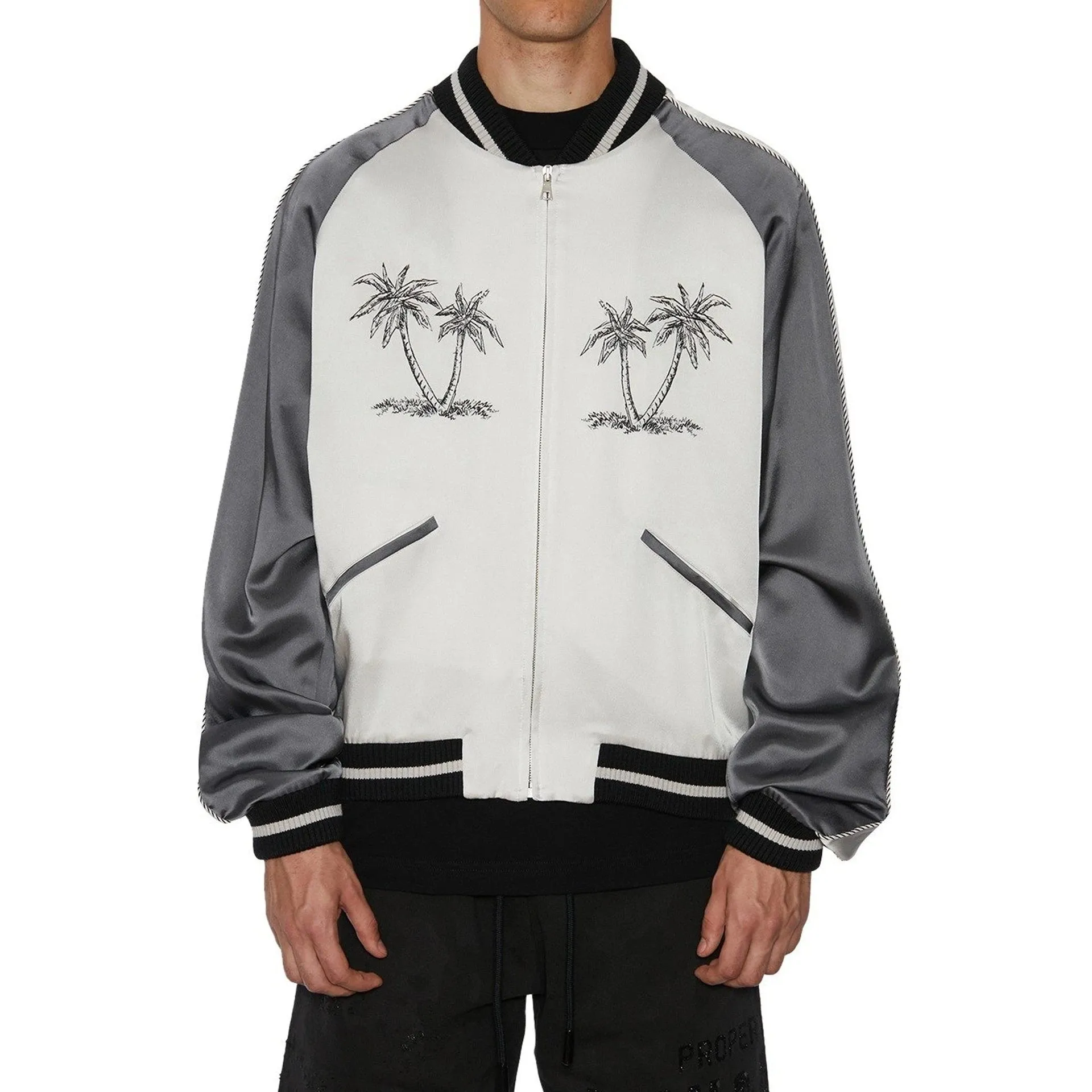 Palm Angels Palms Souvenir Bomber Jacket sold by Siebentaschen product image thumbnail 2