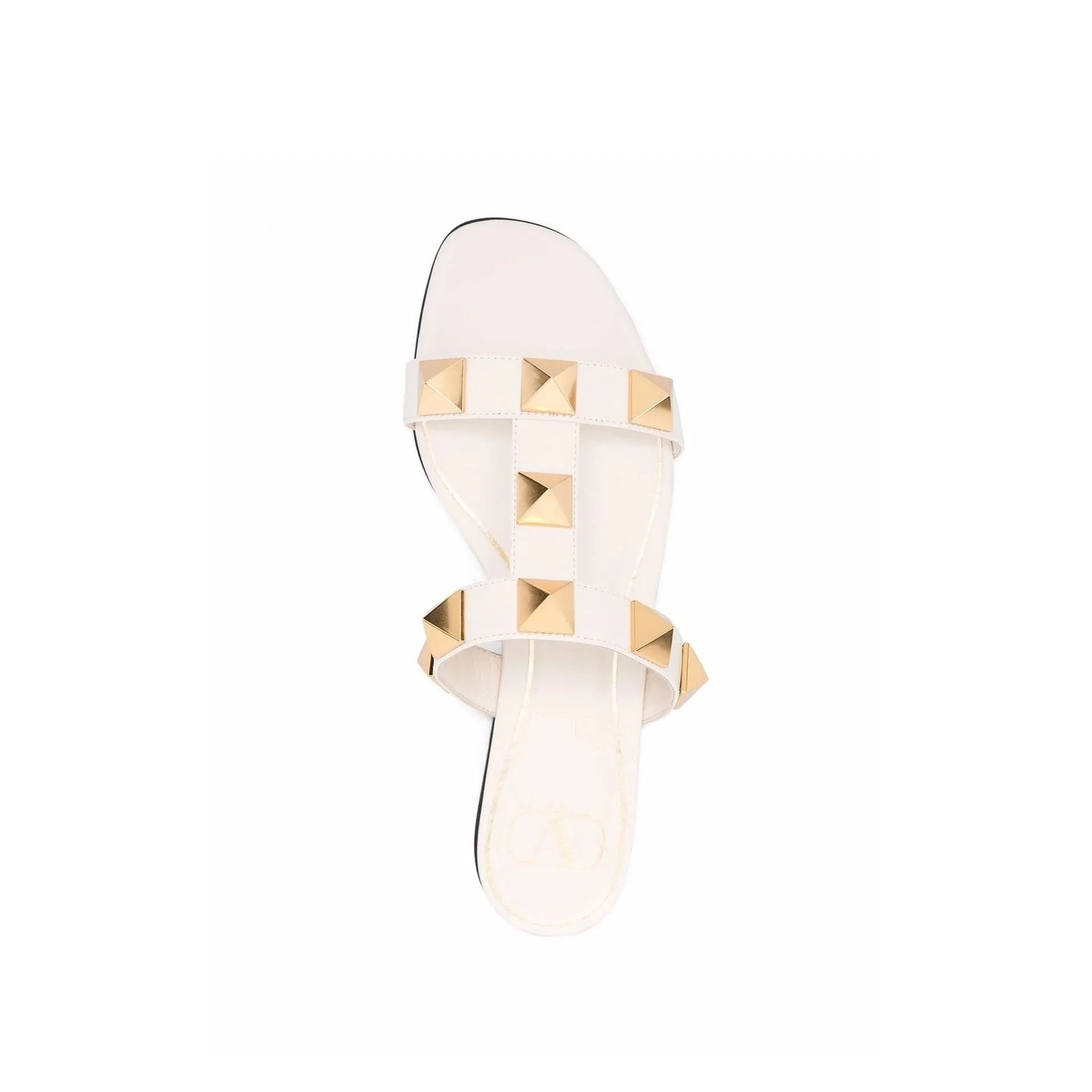 Valentino Garavani Roman Stud Leather Flat Sandals sold by Siebentaschen product image thumbnail 4