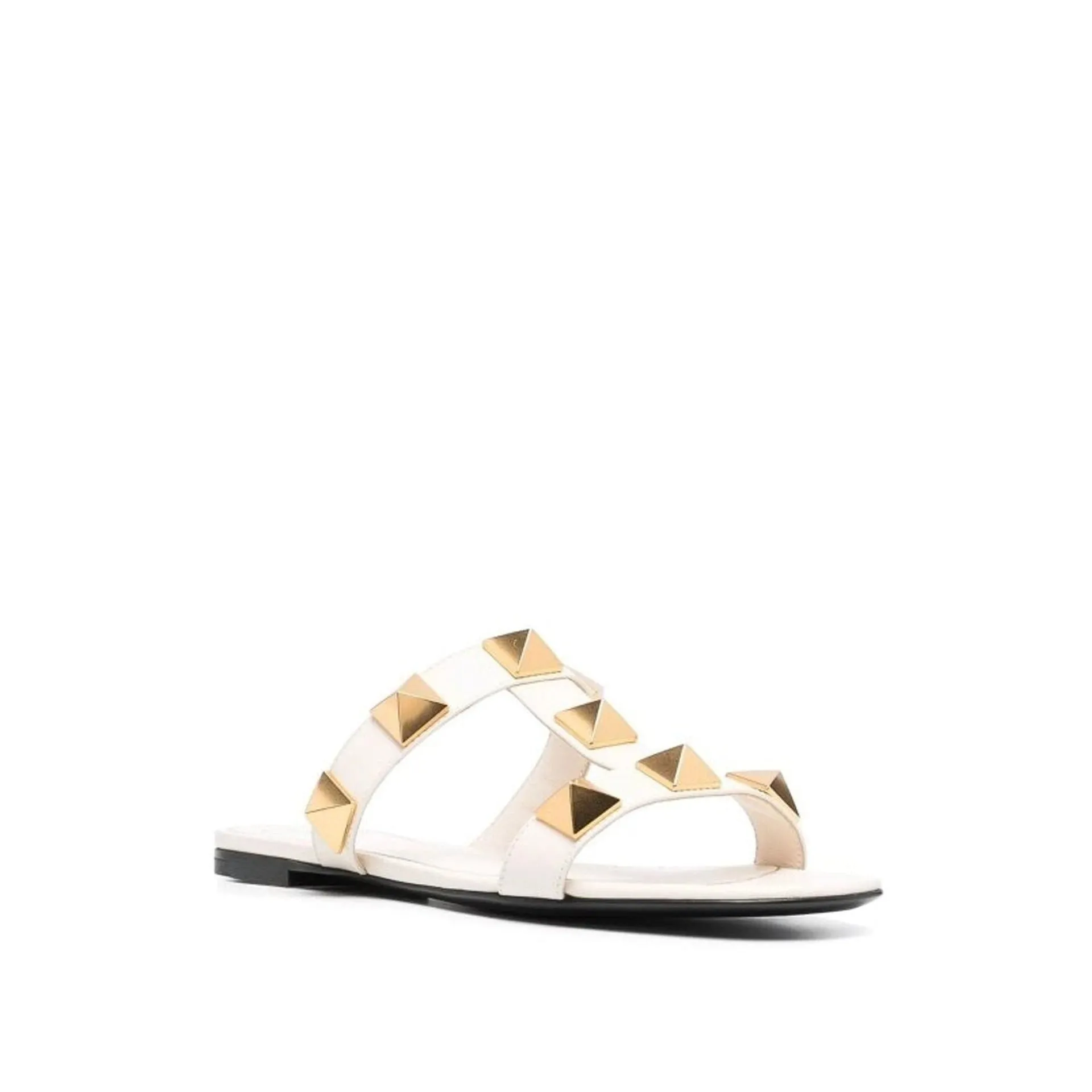 Valentino Garavani Roman Stud Leather Flat Sandals sold by Siebentaschen product image thumbnail 2