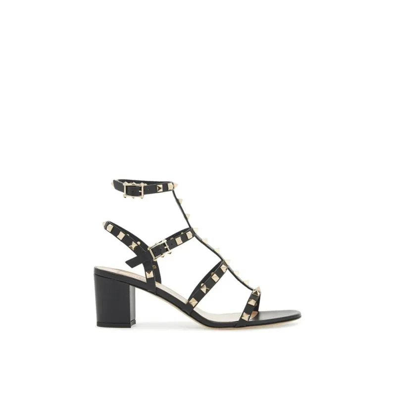 Valentino Garavani Rockstud 60 Leather Sandals sold by Siebentaschen