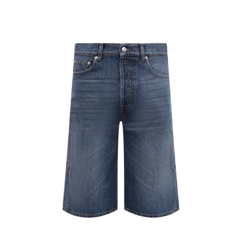 Alexander McQueen Denim Shorts sold by Siebentaschen