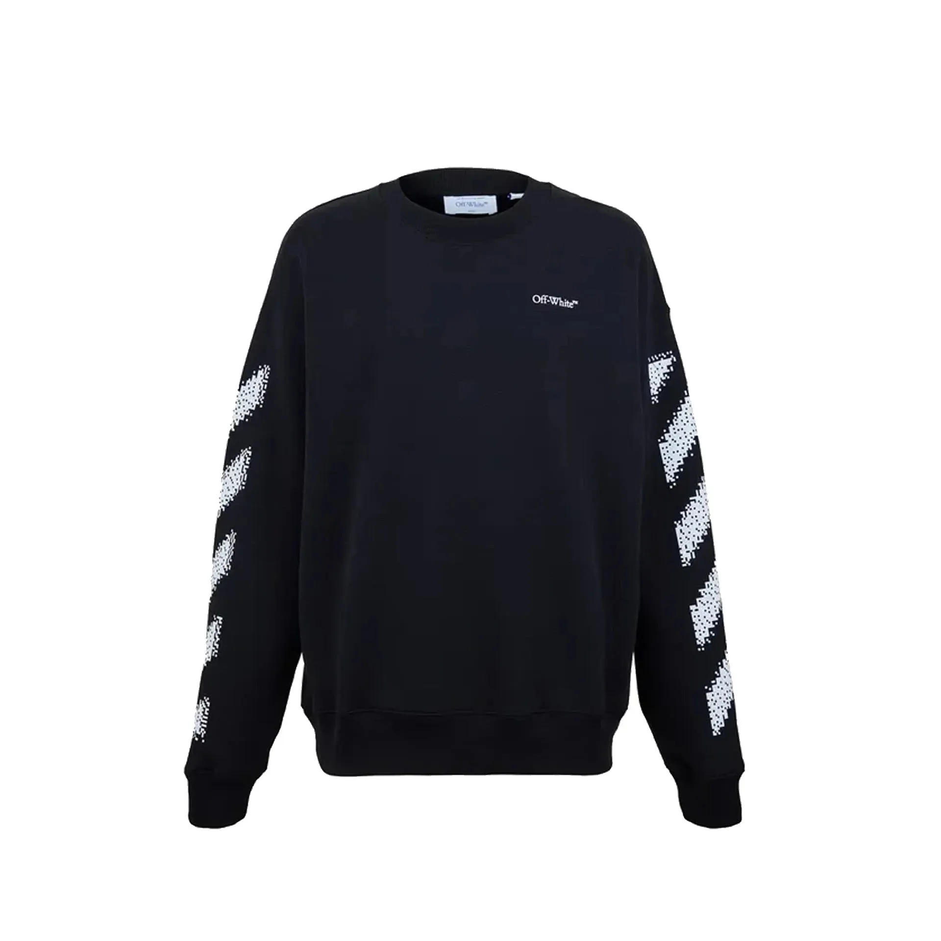 Off White Pixel Diag Sweatshirt sold by Siebentaschen