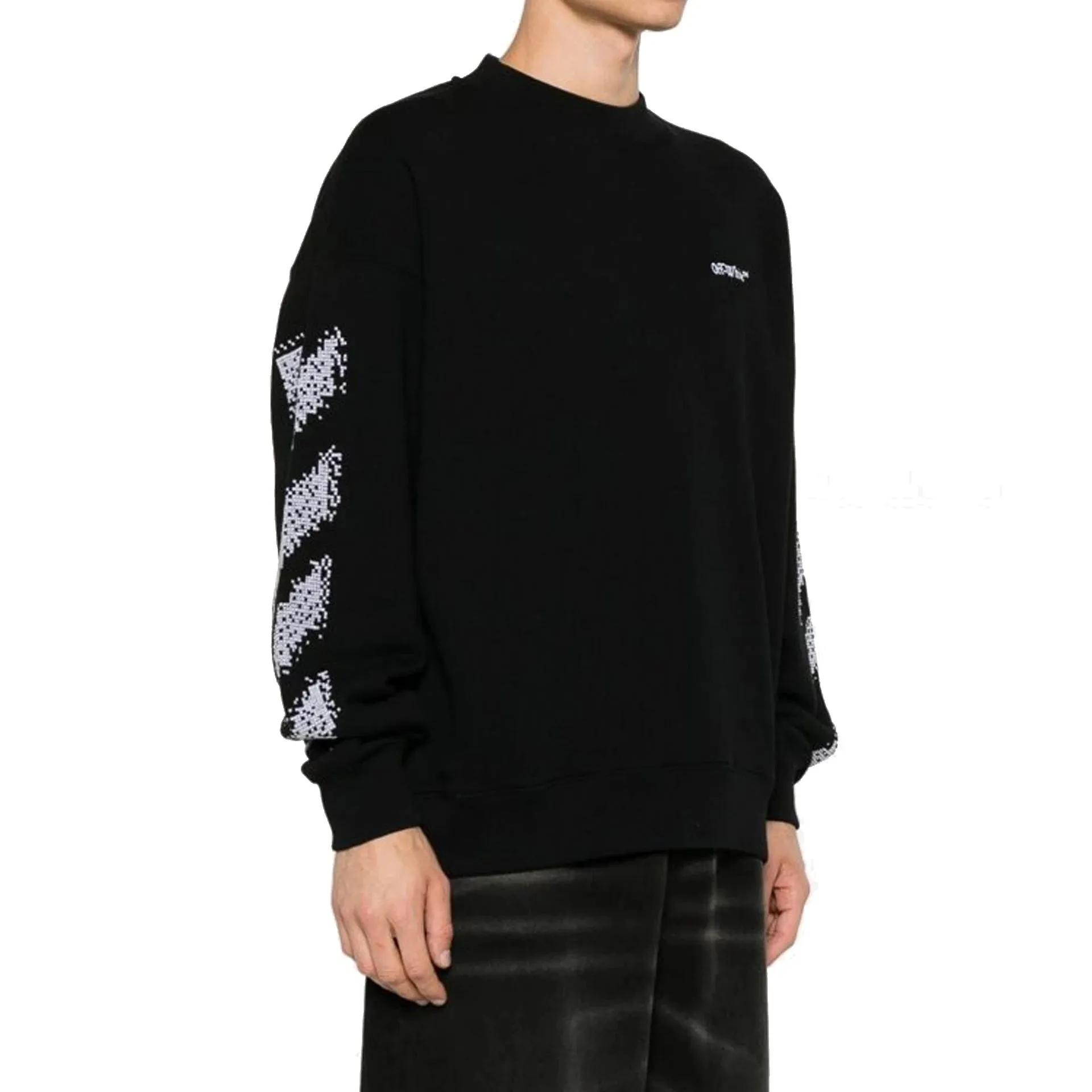 Off White Pixel Diag Sweatshirt sold by Siebentaschen product image thumbnail 2