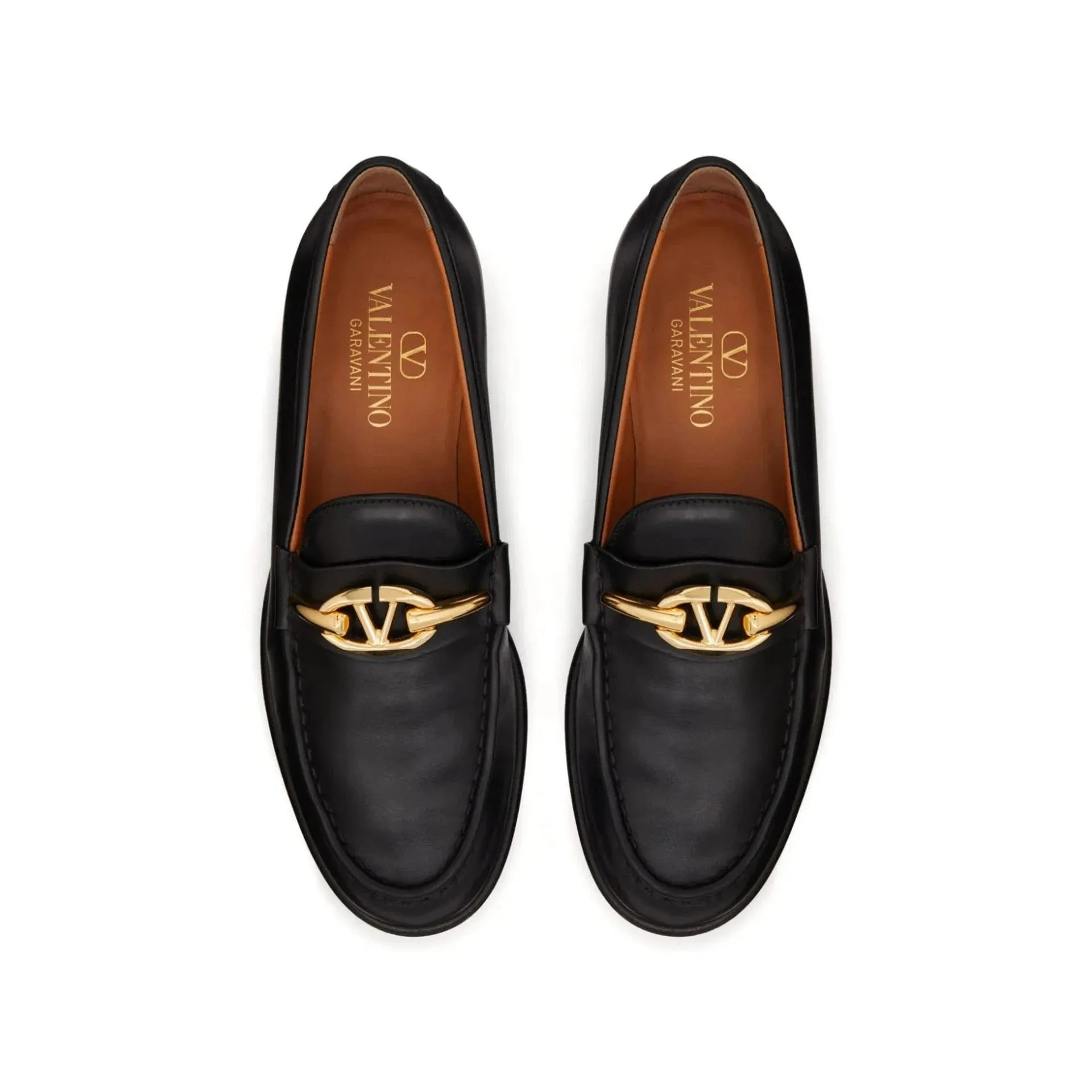 Valentino Garavani V-Logo Moon Leather Loafers sold by Siebentaschen product image thumbnail 4