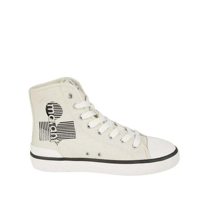 Isabel Marant Logo Canvas Sneakers sold by Siebentaschen