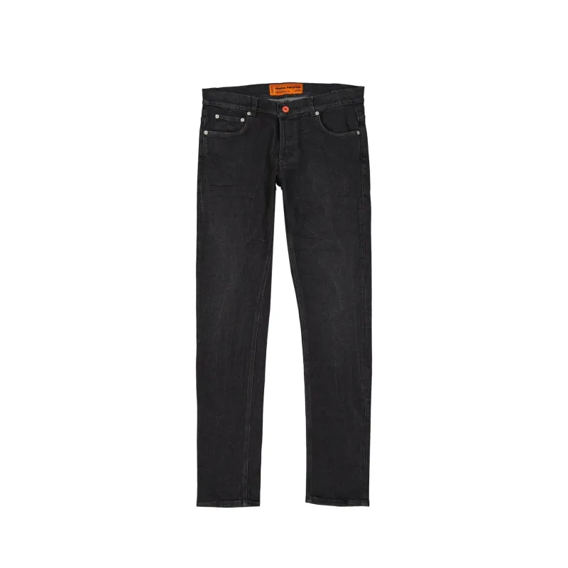 Heron Preston Cotton Denim Slim Jeans sold by Siebentaschen