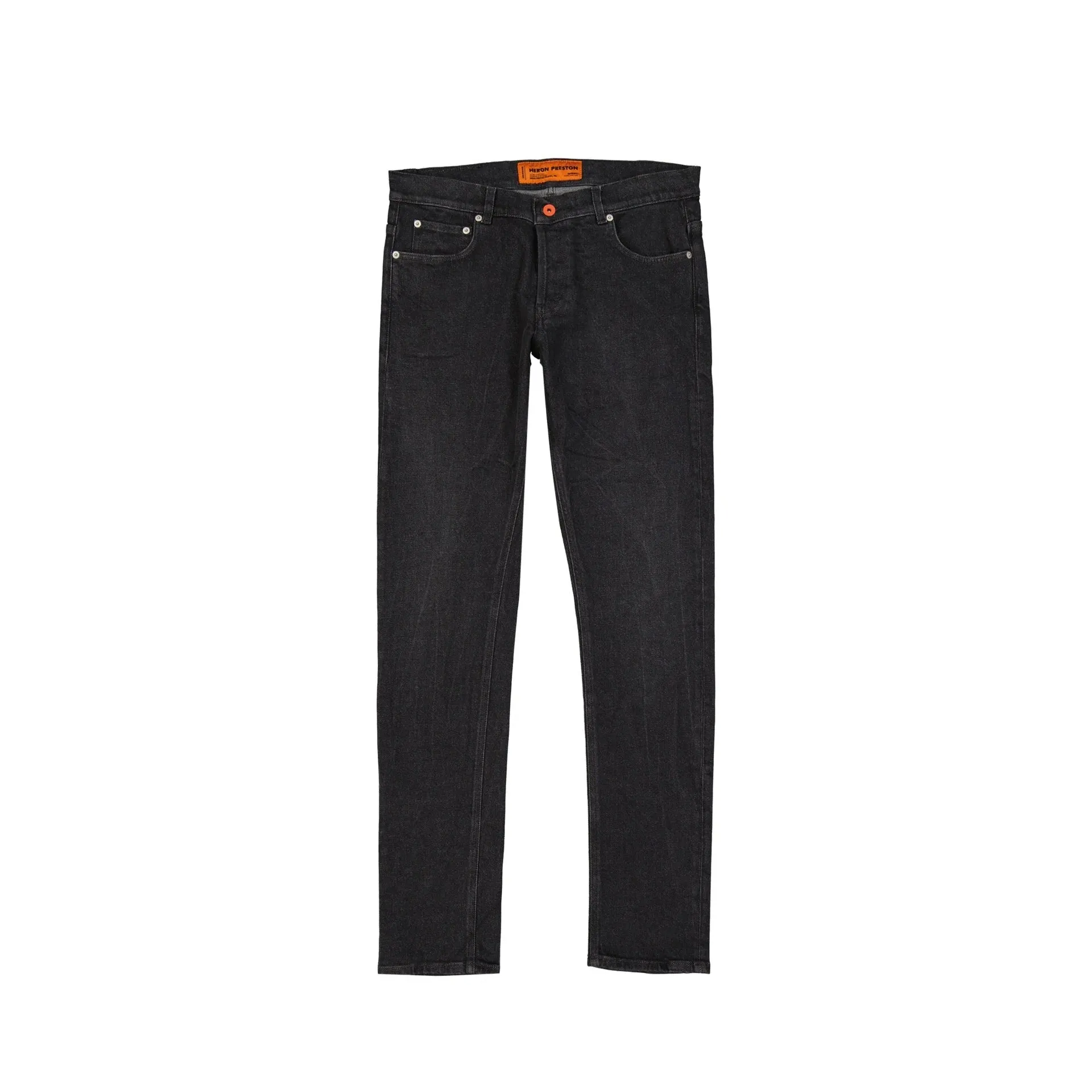 Heron Preston Cotton Denim Slim Jeans sold by Siebentaschen