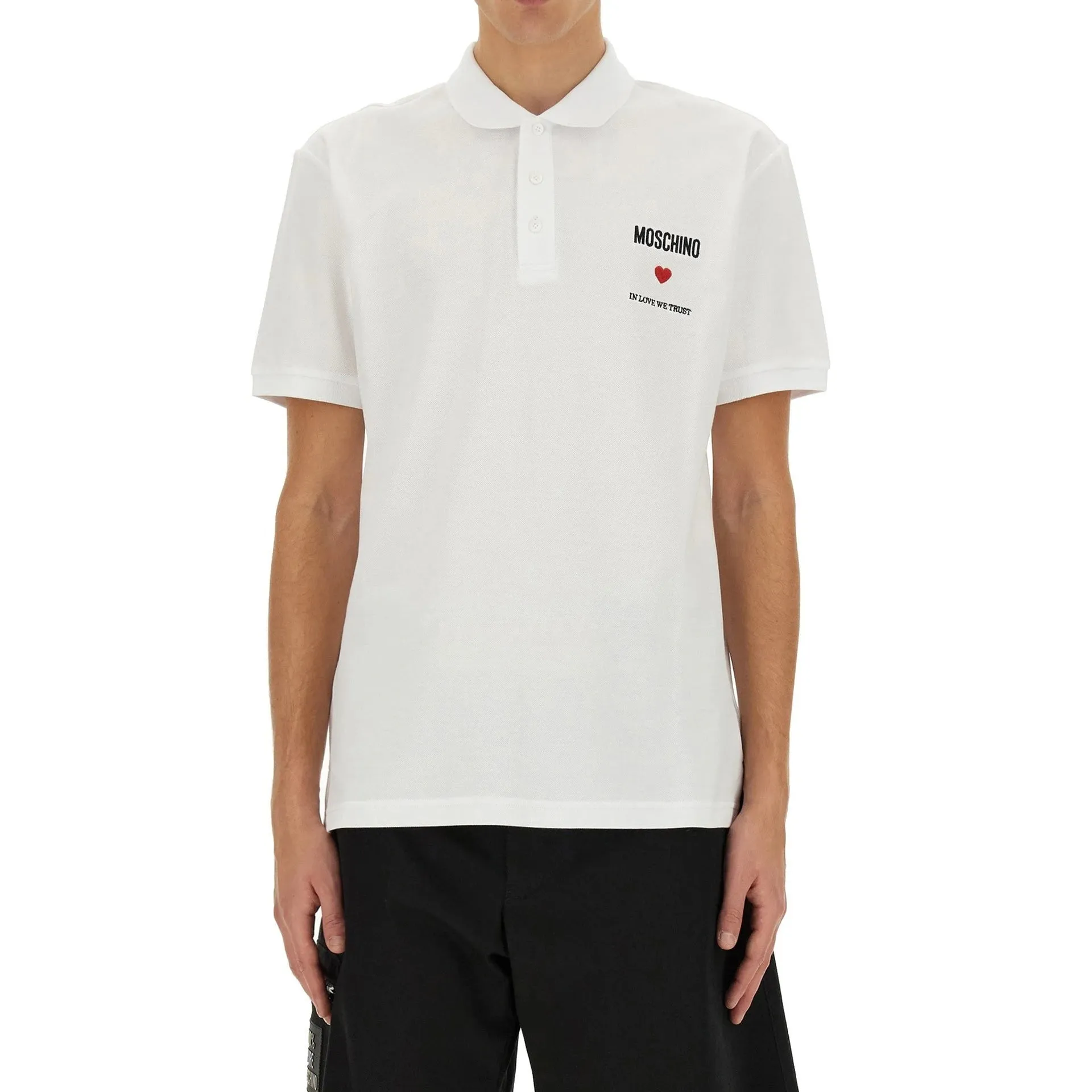 Moschino Couture In Love We Trust Cotton Polo sold by Siebentaschen product image thumbnail 2