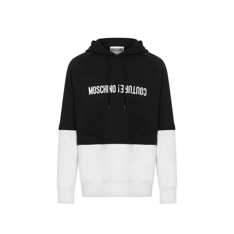 Moschino Cotton Hooded Sweatshirt sold by Siebentaschen