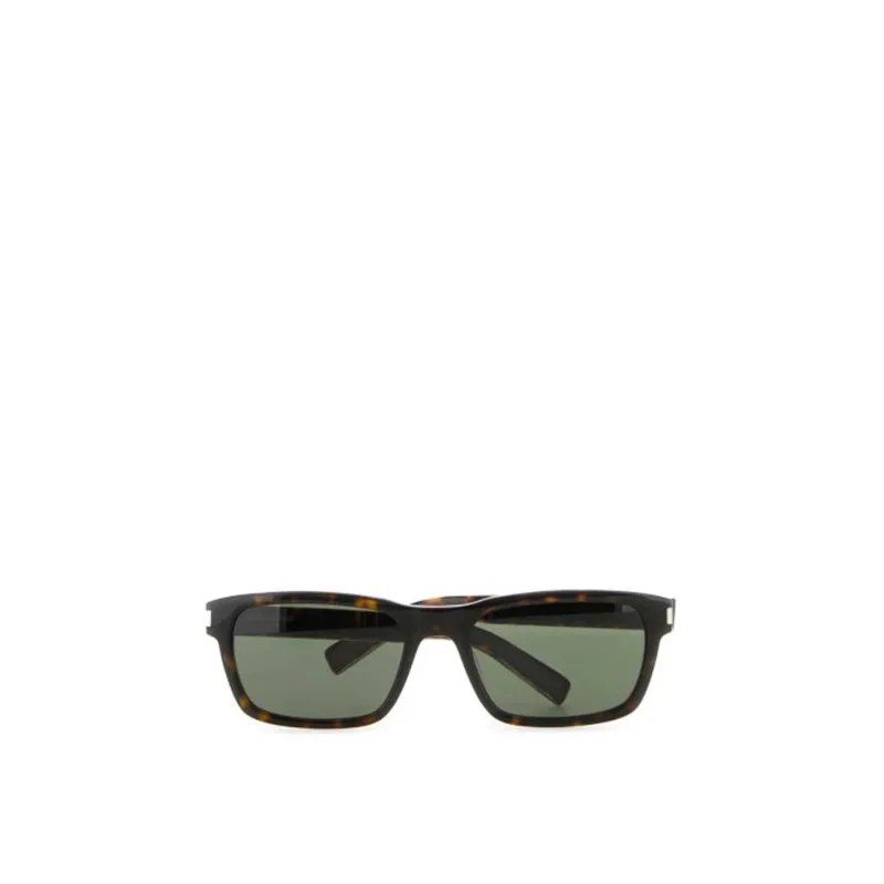 Saint Laurent Square Logo Sunglasses sold by Siebentaschen