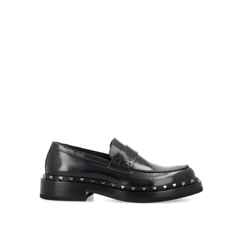 Valentino Garavani Rockstud M-Way Loafers sold by Siebentaschen
