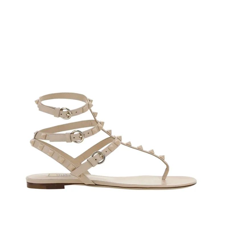 Valentino Garavani Rockstud Flip-Flop Sandals sold by Siebentaschen