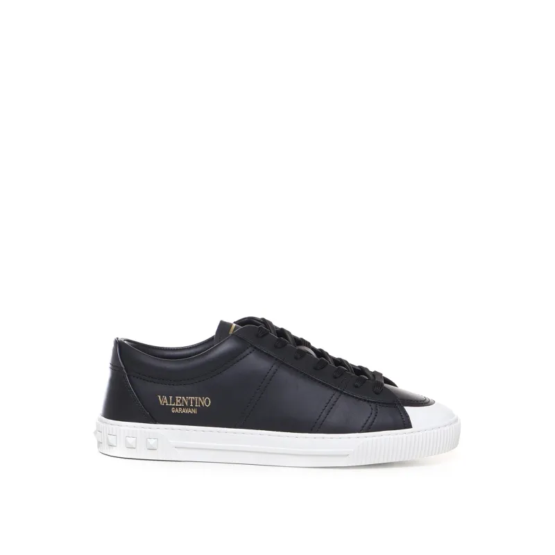 Valentino Garavani Leather Sneakers sold by Siebentaschen
