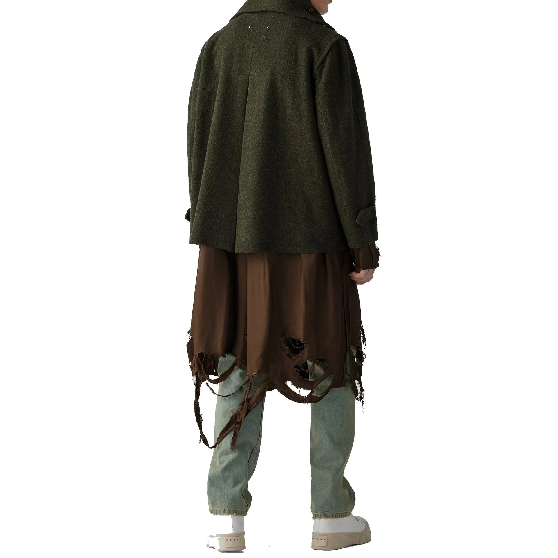 Maison Margiela Destroyed-Look Coat sold by Siebentaschen product image thumbnail 3