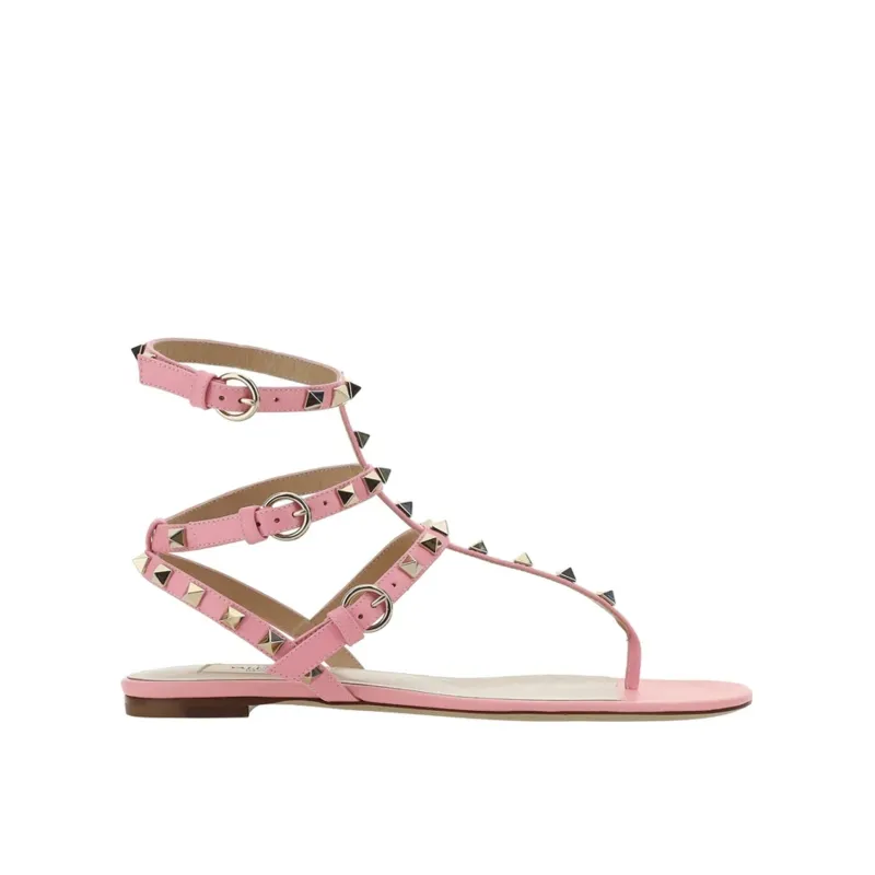 Valentino Garavani Rockstud Flip-Flop Sandals sold by Siebentaschen