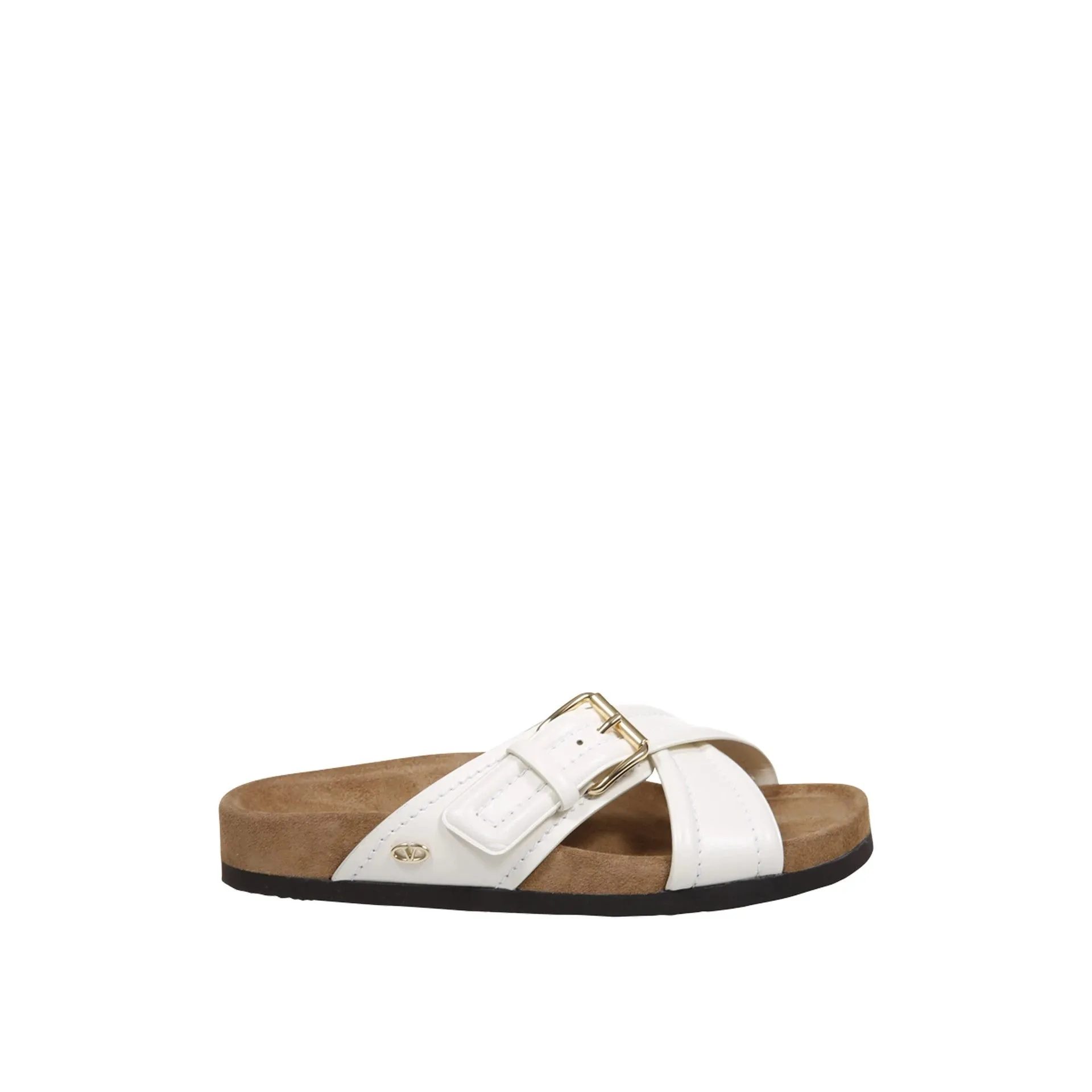 Valentino Garavani Leather Flat Sandals sold by Siebentaschen