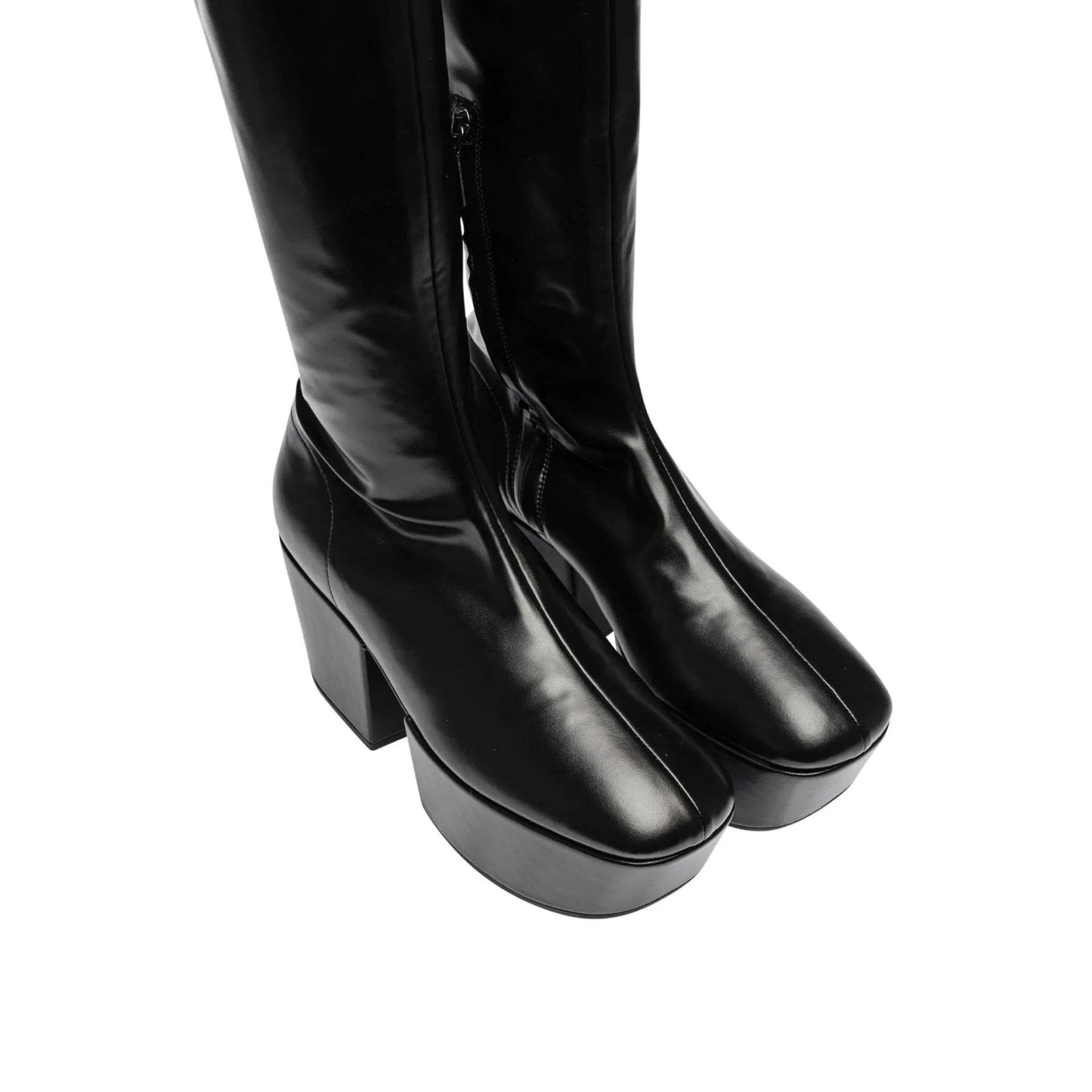 Prada Leather Platform Boots sold by Siebentaschen product image thumbnail 4