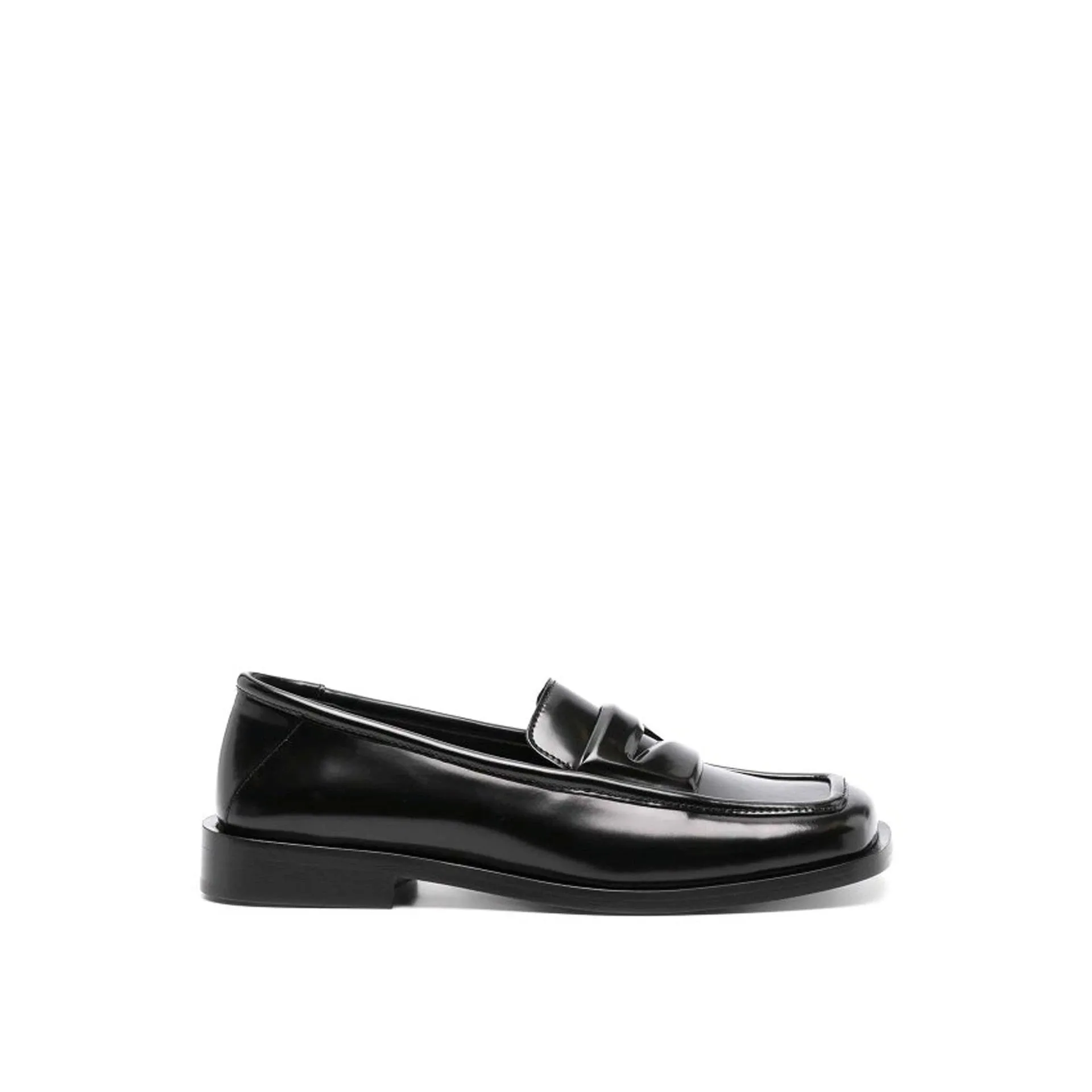 The Attico Amanda Leather Loafers sold by Siebentaschen