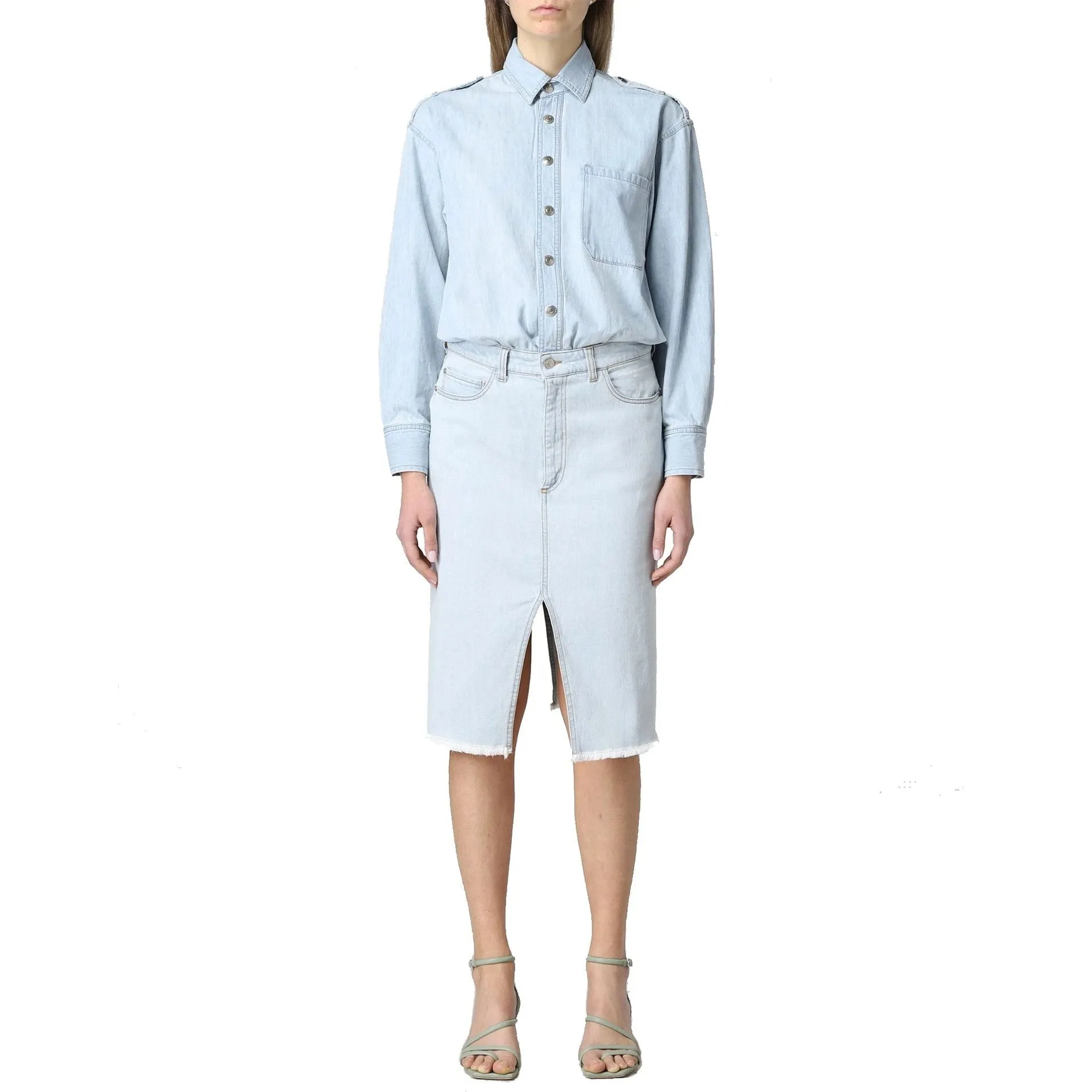 Stella Mccartney Denim Shirt Dress sold by Siebentaschen product image thumbnail 2