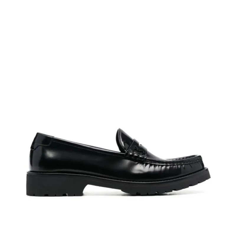 Saint Laurent Oxford Leather Loafers sold by Siebentaschen