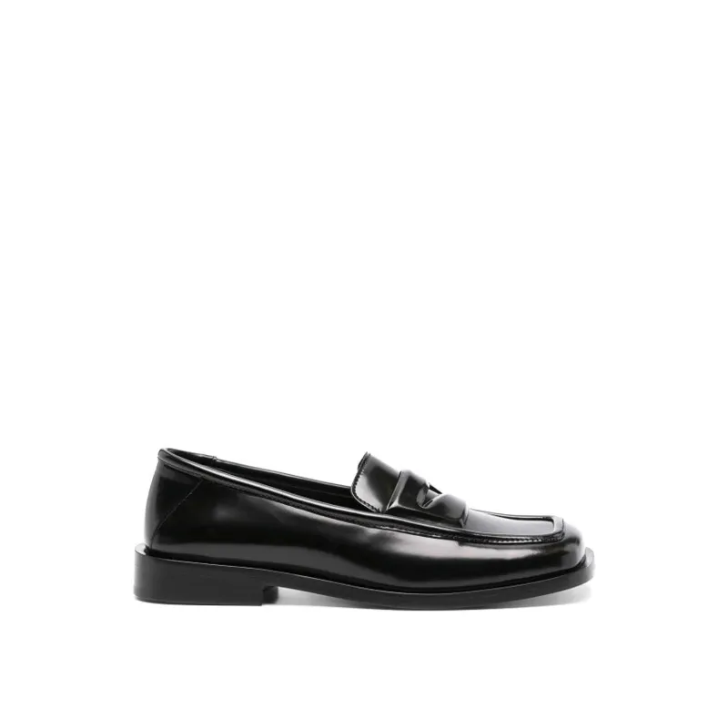 The Attico Amanda Leather Loafers sold by Siebentaschen